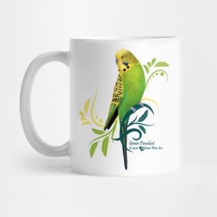 Green Parakeet Mug